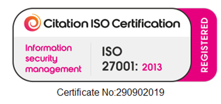 The People Experience Hub is ISO 270001 certified